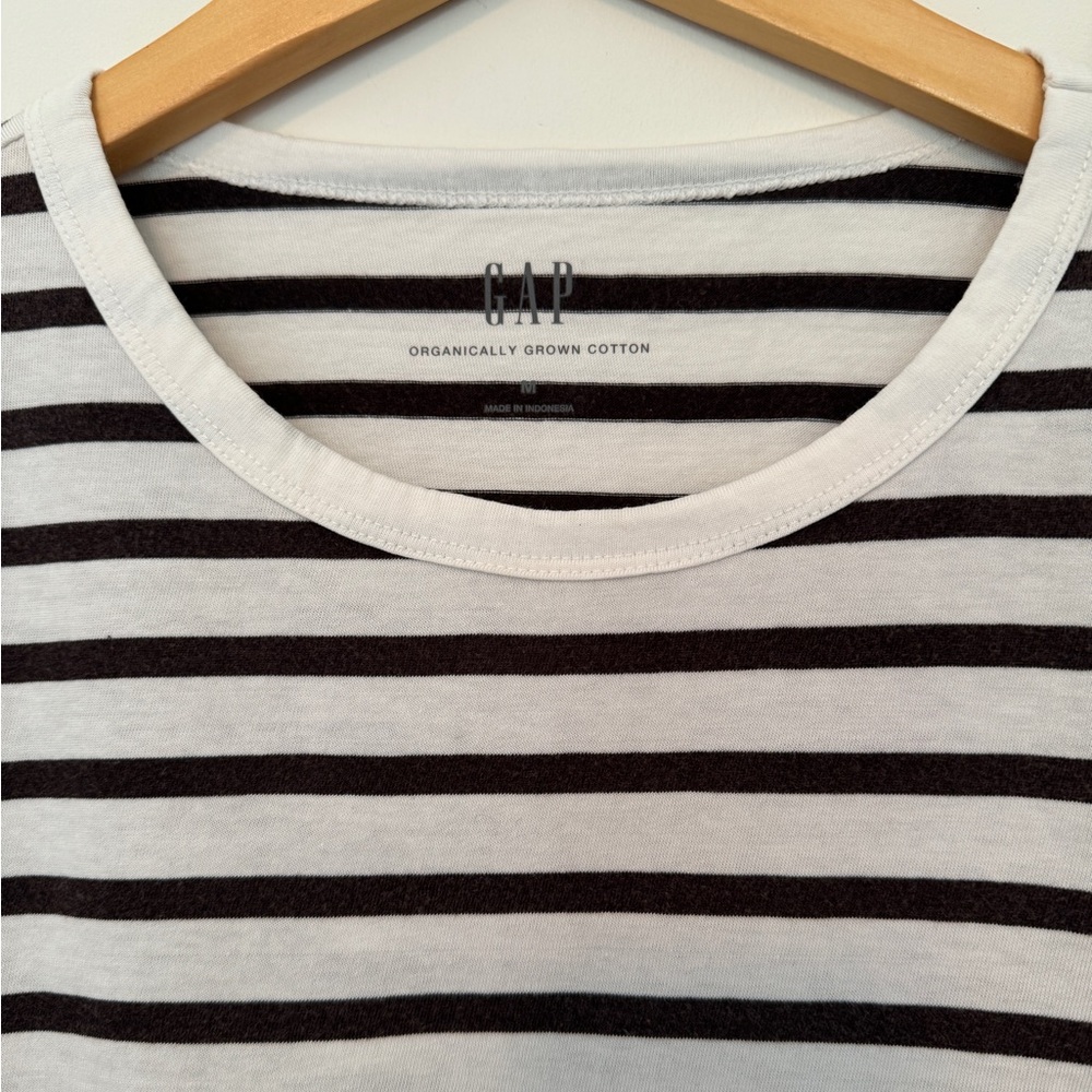 Gap Organic Cotton Stripe Crewneck T-Shirt - Picture 7 of 8